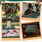 2 Pack Self Warming Cat Bed Green Christmas, 18” X 24” Pet Pad - Image 5