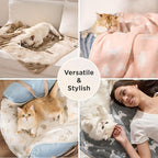 Bedsure Dog Blanket for Small Dogs Puppy, Flannel Fleece, 3-Pack 23x16 - Image 5