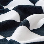 BEDELITE Checkered Fleece Throw Blanket for Couch, Black & White, 50"x60" - Image 6