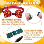 Sadnyy 50 Pcs Fall Dog Bow Ties Neckties Adjustable Collar, Thanksgiving - Image 6