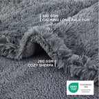 Bedsure Waterproof Dog Blankets for Large Dogs, Fluffy Faux Fur, 60×80" - Image 4