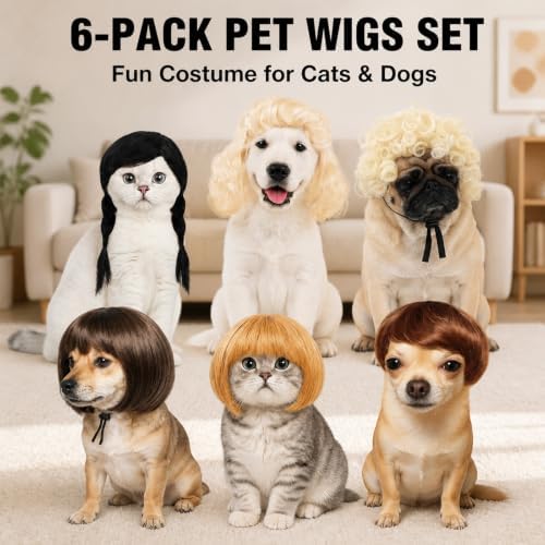 Six Fun Cat and Dog Wig - Image 4