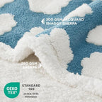 LE SURE Waterproof Dog Blankets for Small Dogs Cute Cozy 3D Jacquard,25x35 - Image 3