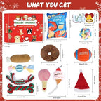 ANOTION 12 Days Christmas Dog Toys Advent Calendar 2025 – Interactive Squeaky Dog Toys Set for Small to Large Dogs, for Aggressive Chewers, Includes Chew Toys, Ropes, Balls, and More - Image 2