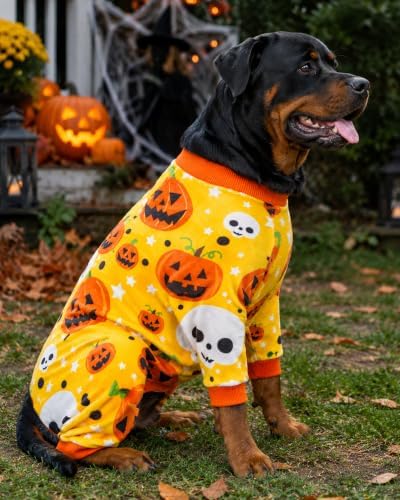 PET SHOW 4 Pack Halloween Fleece Dog Pajamas Warm for Extra Large Dogs - Image 7