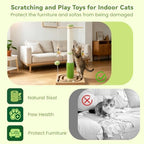 Cat Scratching Post with Stable Square Base for Indoor Small Cats&Kitten - Image 5