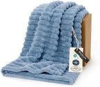 Bedsure Soft Twin XL Blanket for Bed Dorm Blue 66"x90" by BEDSURE