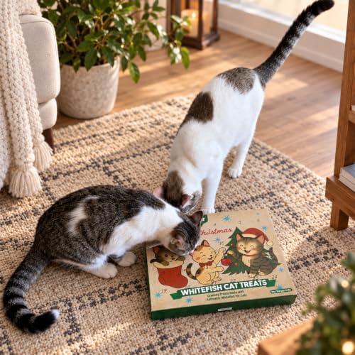 2026 Christmas Cat Advent Calendar | 24 Days - Crunchy Whitefish Cat Treats - Image 7