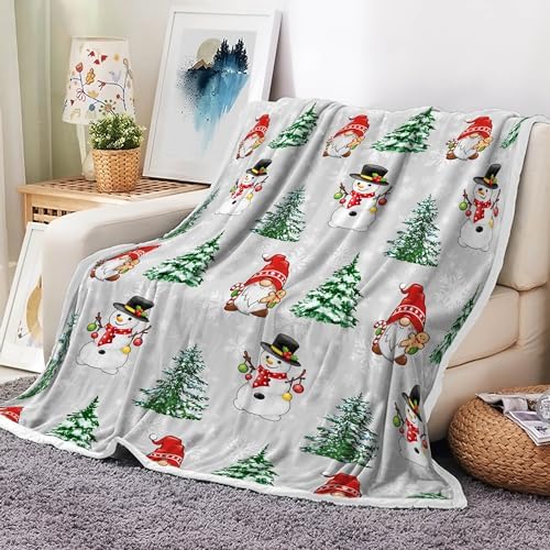 Christmas Throw Blanket Soft and Warm Throw Blankets for Couch Sofa Bed Winter Holiday Decorative Cozy Blanket Blanket 50"x60" - Image 4
