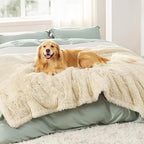 Bedsure Waterproof Dog Blankets for Large Dogs, Fluffy Faux Fur, 60×80" by BEDSURE