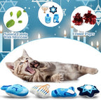 Soulchen Hanukkah Style 4 Pcs Catnip Silvervine Cat Toys Chew - Image 4