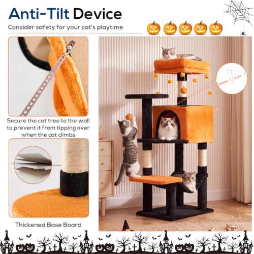 44 Inch Small Cat Tree Tower for Indoor Cats and Kittens - Image 6