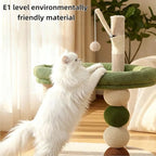 Cat Scratching Post, 28.35" H(72cm) Cat Tree/Cat Tree Tower with Cat Bed, Scratching Posts for Indoor Cats with one Plush Ball Toy, Small Cat Tree for Kittens/Cats Playing (28 in Cat Tree) - Image 3
