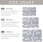 1 Pack 3 Blankets for Dog Puppy Cat (Large 41x31'', Star, Bone, Love) - Image 3