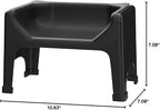 Fluff Trough Elevated Dog Bowl for Food Minimize Neck Strain | 5inch Tall Cat & Dog Feeding Stand | Vet Approved Non-Toxic Silicone Feeder Bowl | Raised Bowl for Medium & Small Dog/Pet with Flat Face