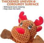 Senneny No Stuffing Dog Christmas Toys with Squeakers, Crinkle Xmas Plush Dog Toys for Large Medium Small Dogs, Durable Interactive Dog Toys for Puppies, Reindeer - Image 4