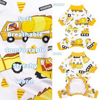 XPUDAC 4 Pack Dog Pajamas Soft Puppy Pjs Boy Dog Clothes for Small Dogs, XS - Image 5
