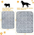 LOKOZ 2 Pack Dog Blanket for Small Medium Dogs, Soft Washable Fleece Pet Blankets with Paw Print, Puppy & Cat Blanket for Bed Couch Sofa, 24"x32" - Image 3