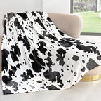 Cow Print Blanket for Couch, 50x60 Inches - Image 6