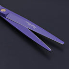 Purple Dragon 7.0 inch Professional Dog Grooming Hair Cutting Scissor | Japan 440C Stainless Steel, for Pet Groomer or Family DIY Use
