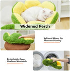 Woochpet Cat Tree Tower, Green - Image 5