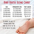 Cozy Fleece Baby Booties- Sherpa Baby Crib Booties Soft Soled Winter Shoes Unisex Fleece Booties Baby Boy, Baby Girl 0-6 Months