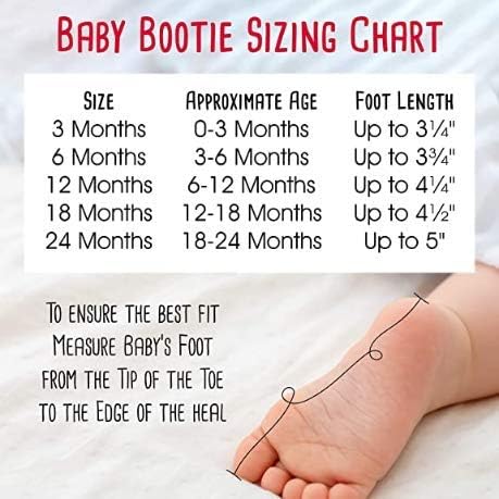 Cozy Fleece Baby Booties- Sherpa Baby Crib Booties Soft Soled Winter Shoes Unisex Fleece Booties Baby Boy, Baby Girl 0-6 Months