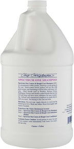 Chris Christensen Spectrum One Dog Shampoo, Coarse and Rough Coat, Groom Like a Professional, Repairs and Protects, Maintains Inner Cortex Hydration, Made in The USA, 1 Gal