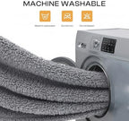 1 Pack 3 Calming Blankets Fluffy Premium Fleece Pet Blanket Soft Sherpa Throw for Dog Puppy Cat Grey Large (41" x31'') - Image 4