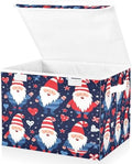 Bolaz Storage Bins with Lids and Handles,Cute Gnmoes American National Day Storage Box Storage Basket with Cover Collapsible Organizer Containers for Home Closet, Shelves by Unknown