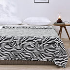 Vessia Zebra Printed Twin Blanket for Bed, 300GSM Couch Blanket for Adults - Image 4