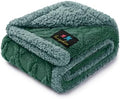 Luciphia Waterproof Dog Blanket, Reversible Sherpa Fleece for Couch Cover by luciphia