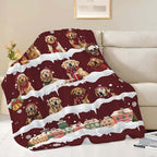 Golden Retriever Throw Blanket Golden Retriever Dog Christmas Stuff Gifts for Kids Girls Boys Adults Women Man Soft Cozy Warm Plush Fluffy Fuzzy Fleece Blanket Decor 40''X50'' - Image 2