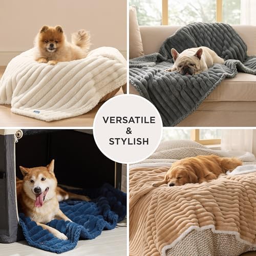 Bedsure ComfyFleece® Waterproof Dog Blankets for Small Dogs,25x35 - Image 5