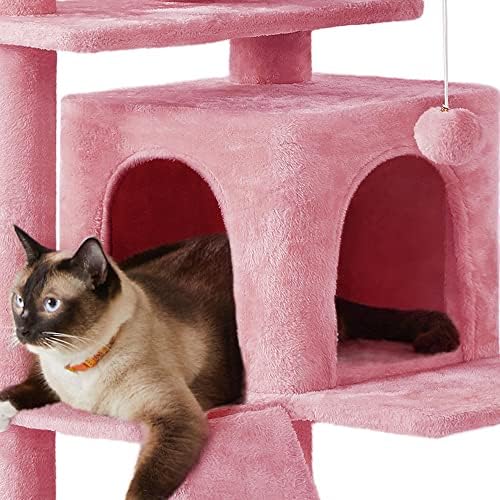 Yaheetech 70in Multi-Level Sturdy Cat Tree, Condo, Sisal Scratching Posts - Image 6