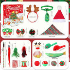 Cat Advent Calendar 2026-24 Days Christmas Countdown Calendar for Pets with Interactive Toys & Costume Accessories, Xmas Ideal Gift for Cats Lovers - Image 2