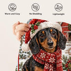 Dachshund Christmas Throw Blanket Cute Dog Holiday Gifts 50''x60'' - Image 7