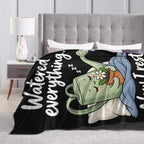 Sleepy Watering Can Blanket Throw Gift for Girls Women 80"X60" - Image 6