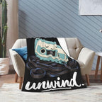 Sleepy Cassette Blanket Throw Gift for Girls Women 80"X60" - Image 2