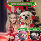 Christmas Plush Squeaky Dog Toy With Crinkle Paper, Cute Puppy Toys With Cotton, Durable Interactive Chew Toys for Small Medium Large Breed - Image 4