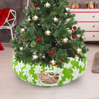 Cat Tunnel Christmas Tree Skirt for 5-7.5ft Trees - Prevent Christmas Tree Falling, Snowflake Patterns Warm Soft Cat Tube Bed with Anti-Slip Mat - Image 7