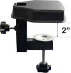 Pet Grooming arm with clamp for Large and Small Dogs - 35 inch Height Adjustable and Free Two No Sit Haunch Holder,Black