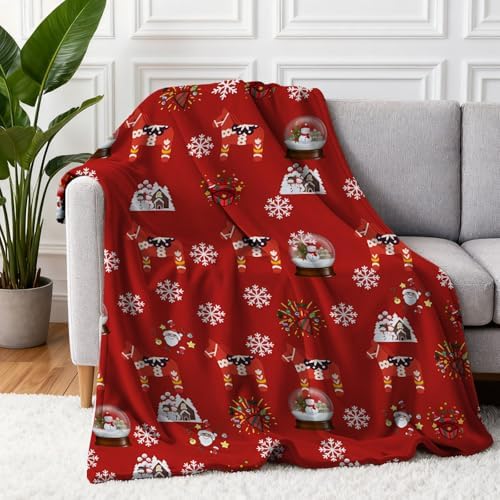 COMFAR Cute Christmas Blankets and Throws for Adults/Women/Boys/Kids, Holiday Fleece Throw Blanket for Couch/Sofa, Holiday Decor, Christmas Decorations/Gifts 40"x 60" - Image 2