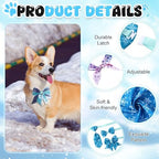 Reginary 120 Pcs Winter Dog Bandanas Bulk Dog Bows Set Bow Ties Cat Scarf Colorful Washable Triangle Pet Kerchief Cute Bib for Summer Small Medium Large Pets Grooming Accessories Costume - Image 3
