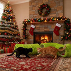 Frienda Christmas Cat Tunnel Bed Under Christmas Tree 3ft x 3ft x 9.4in - Image 3