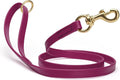 Viper Biothane K9 Working Dog Leash Waterproof Lead for Tracking Training Schutzhund Odor-Proof Long Line with Solid Brass Snap for Puppy Medium and Large Dogs 6ft, Magenta Pink