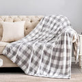 BEDELITE Buffalo Plaid Flannel Fleece Throw Blanket for Couch by BEDELITE