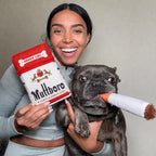 Nestpark Muttboro Doggy Cigs Funny Dog Toys - Parody Plush Squeaky Crinkle Interactive Dog Toy - Hide and Seek Treat Hiding Burrow Puzzle Toy for Stimulating Enrichment Activity - Image 2