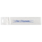 Chris Christensen 9" Long Tooth Fine/Extra Fine Comb-Out Comb, Groom Like a Professional, Rounded Corners Prevent Friction and Breakage, Unique Rubber Grip Line, Chrome Finish