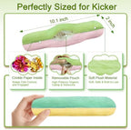 Retro Shaw Cat Toys Pillows, Refillable Catnip Kicker Toys for Indoor Cats - Image 2